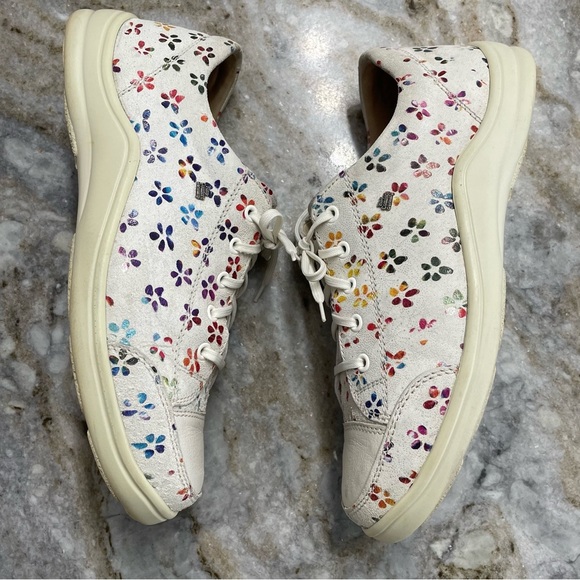 Finn Comfort Altea Sneakers Suede Leather Floral Made in Germany size 41 - Picture 11 of 12